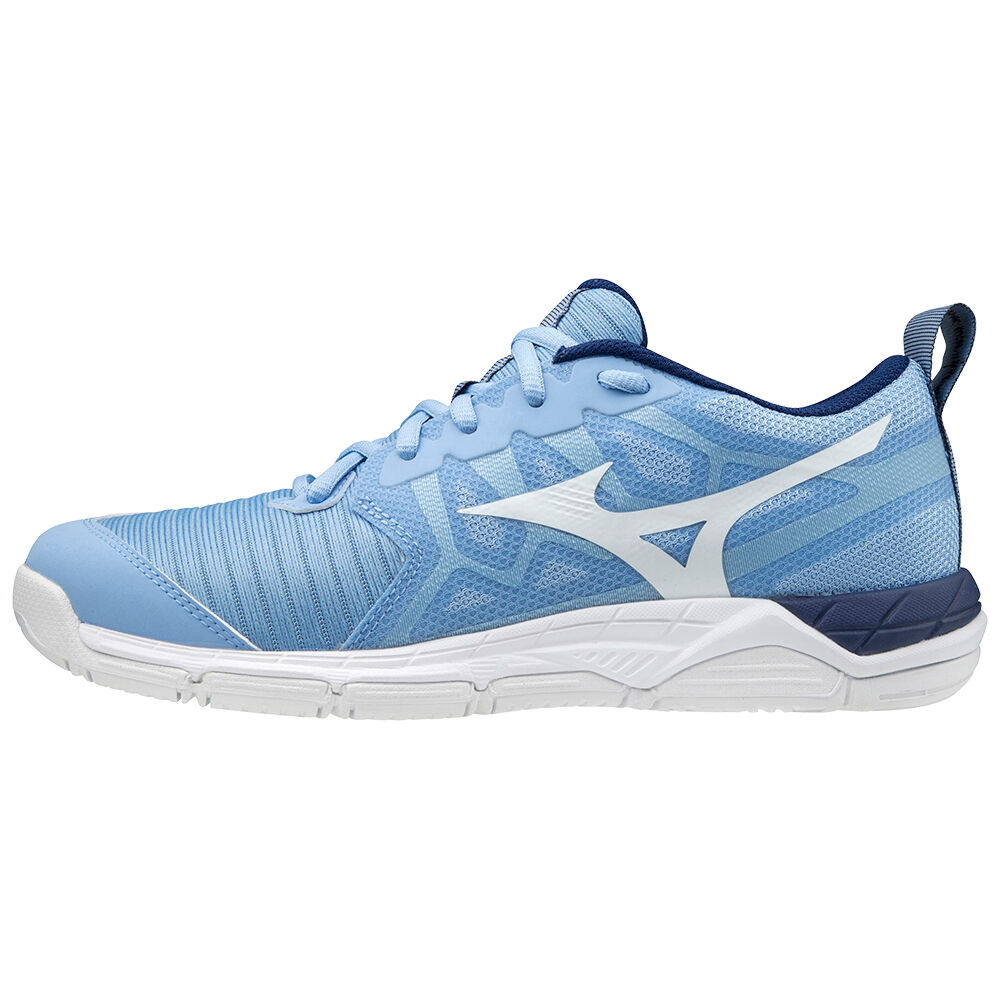 Damske Volejbalove Tenisky Mizuno Wave Supersonic 2 Modre/Biele Vypredaj SVBC72069